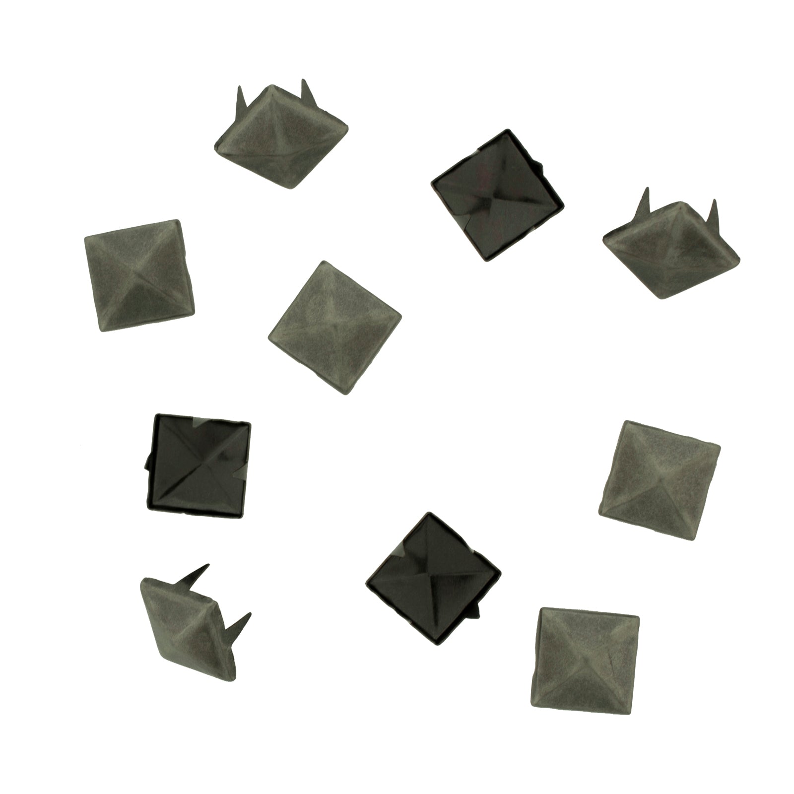 Vaessen creative • Ohrstecker quadratisch 12x12mm 10 Stück Antiksilber
