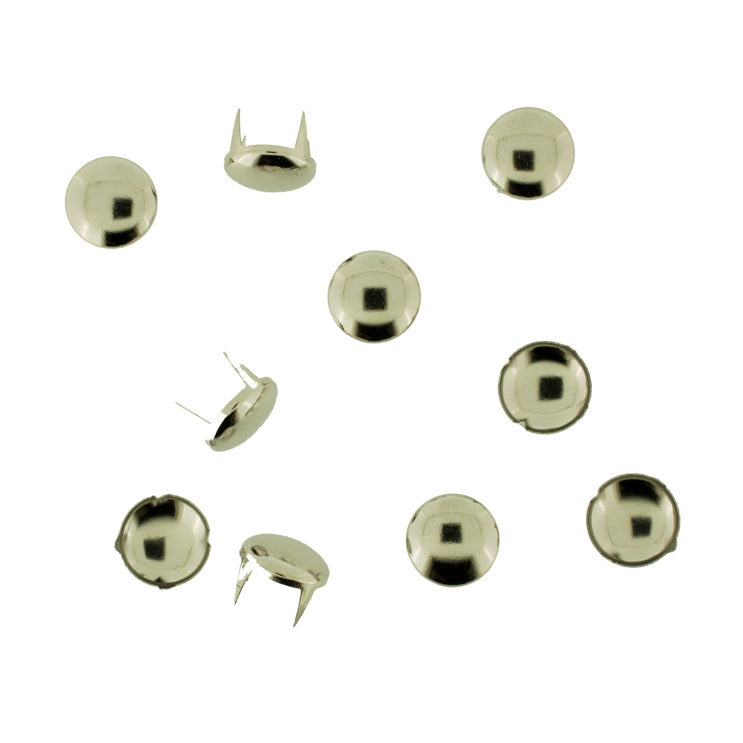 Vaessen creative • Ohrstecker rund 12mm 10 Stück Silber