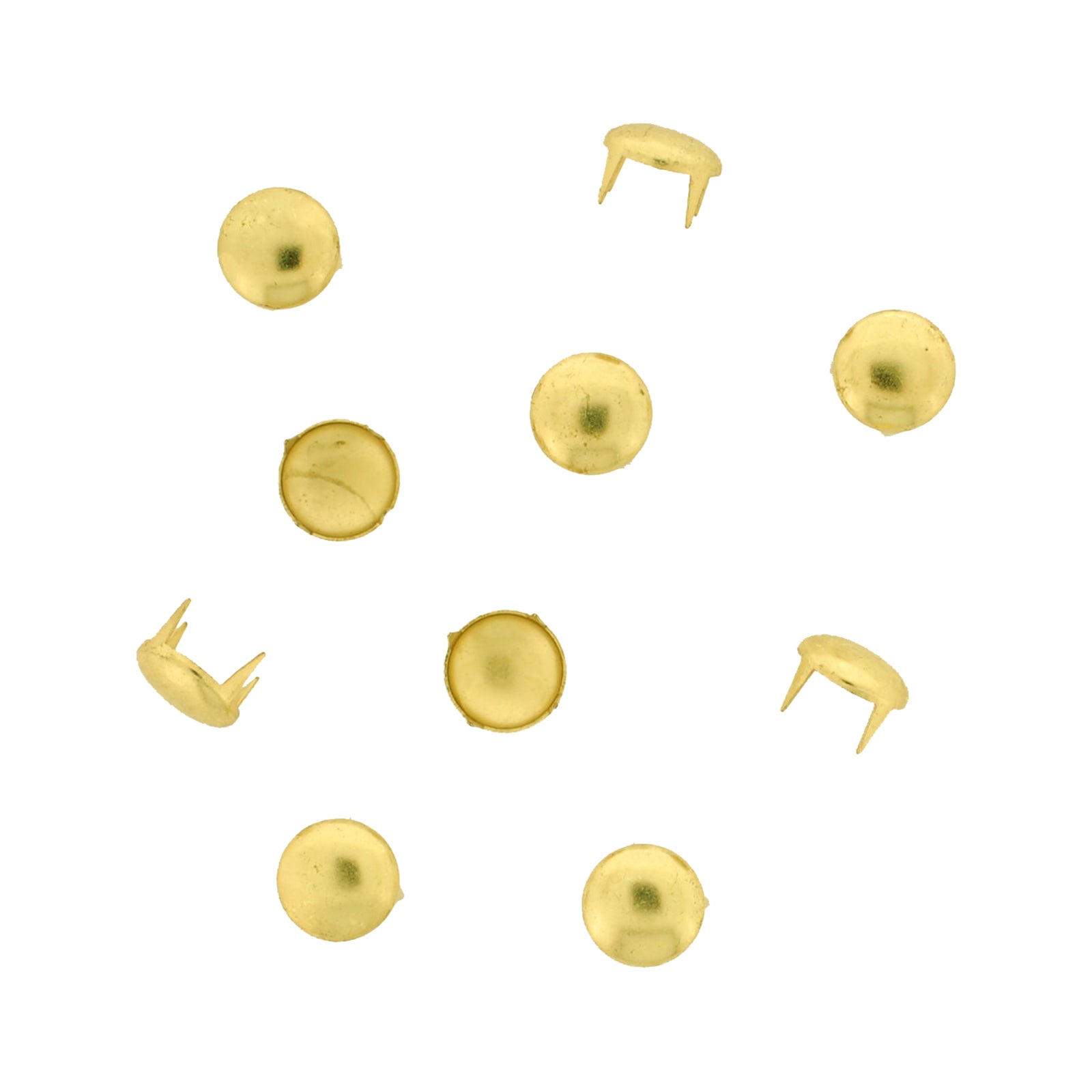 Vaessen creative • Ohrstecker rund 9 mm 10 Stück Gold