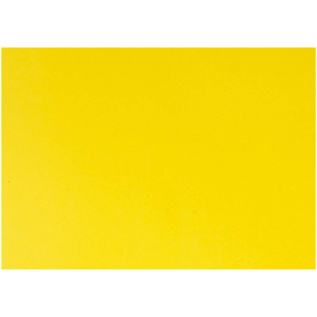 Creativ Company Glanzpapier, Blatt 32x48 cm, 80 gr, gelb, 25 Blatt 1 Karton