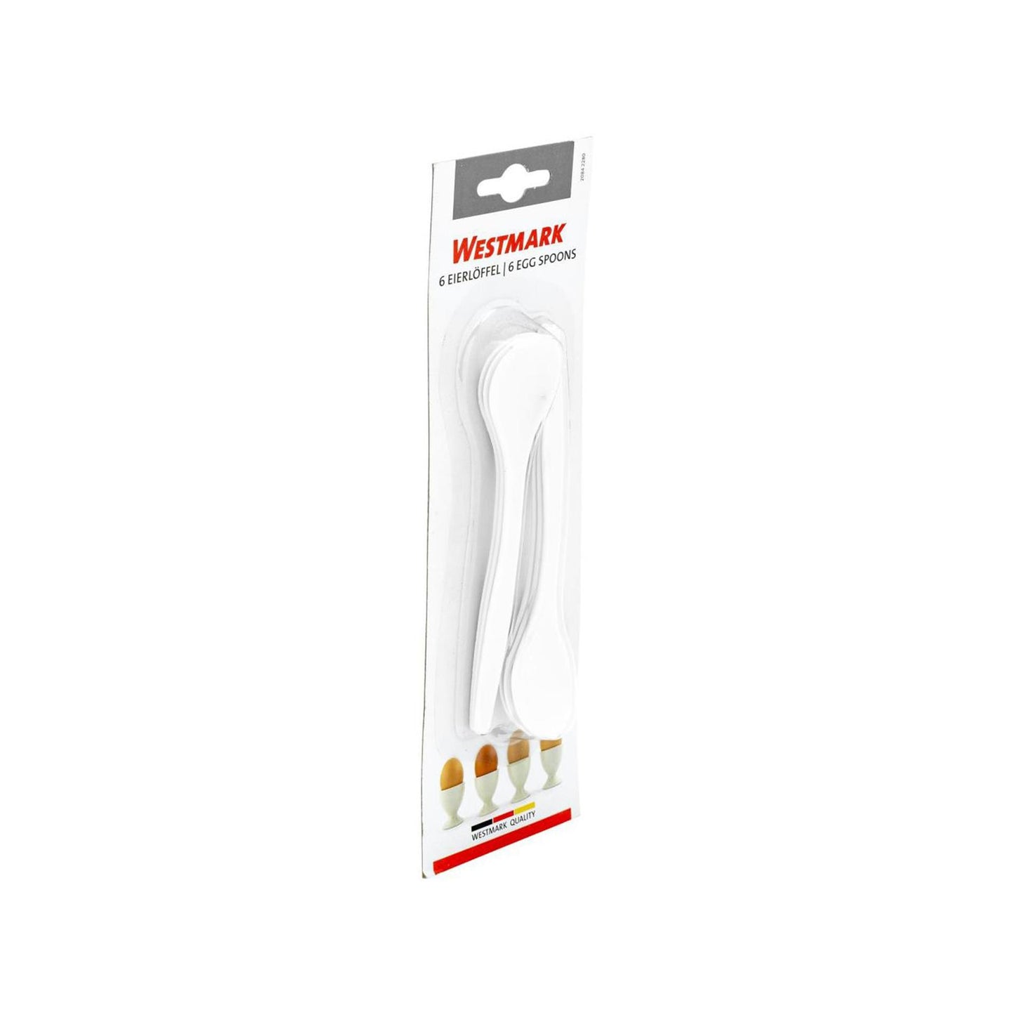 Westmark Westmark Eier Löffel 14,5 cm 6 Stücke Weiß
