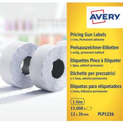 Etiketten avery weiß, Packung mit 10 Stück