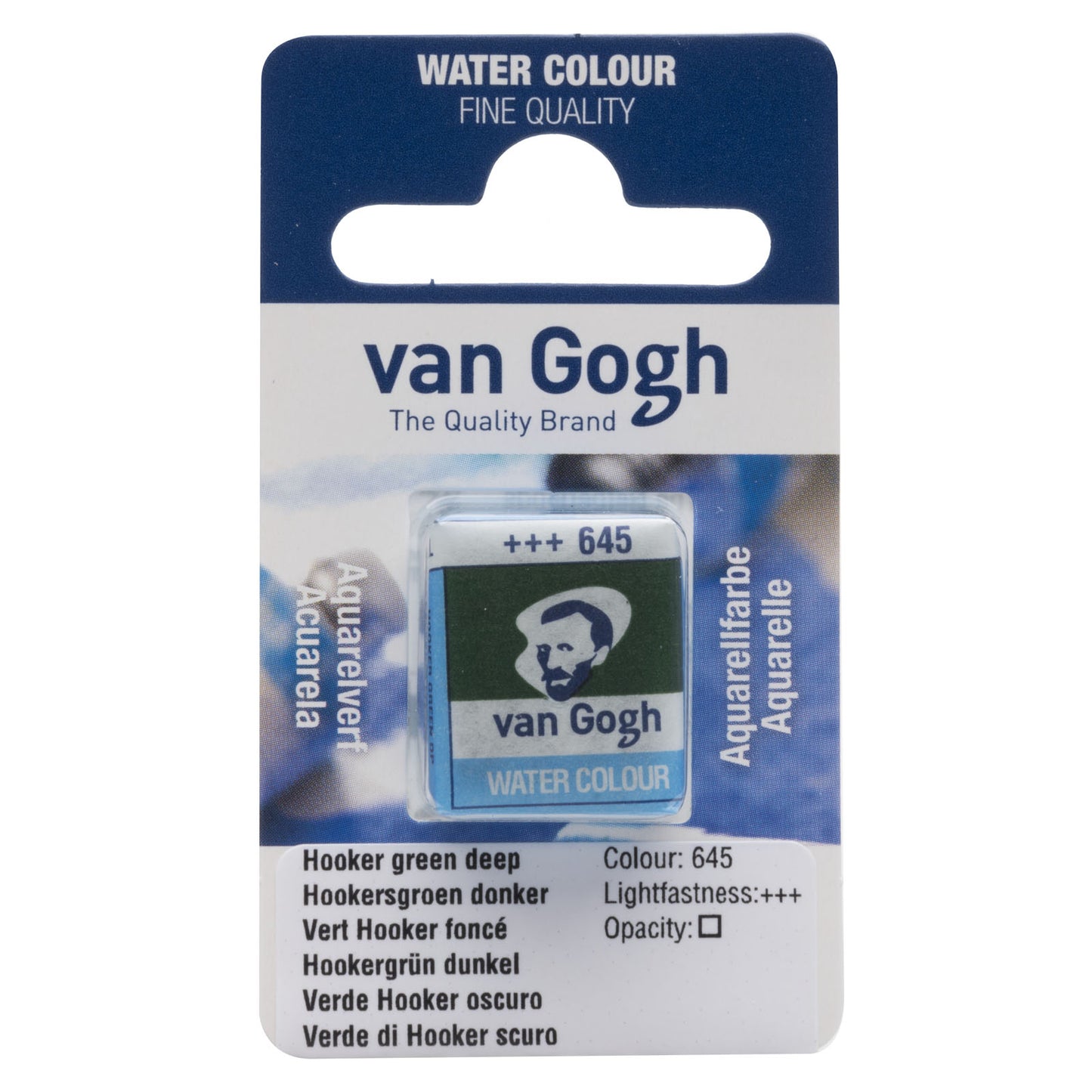 Van Gogh • Aquarellfarbe Pfanne Hookers grün dunkel 645