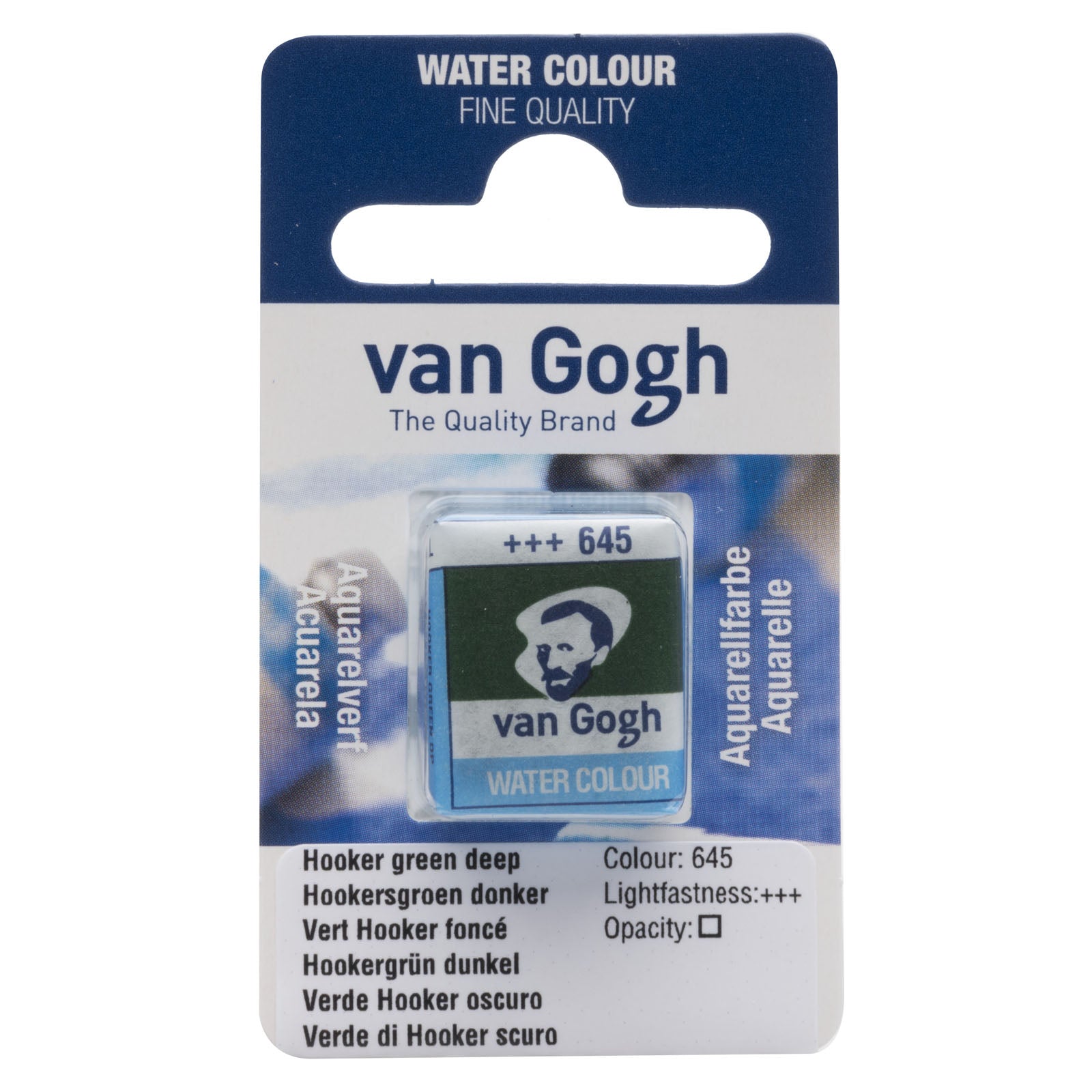 Van Gogh • Aquarellfarbe Pfanne Hookers grün dunkel 645