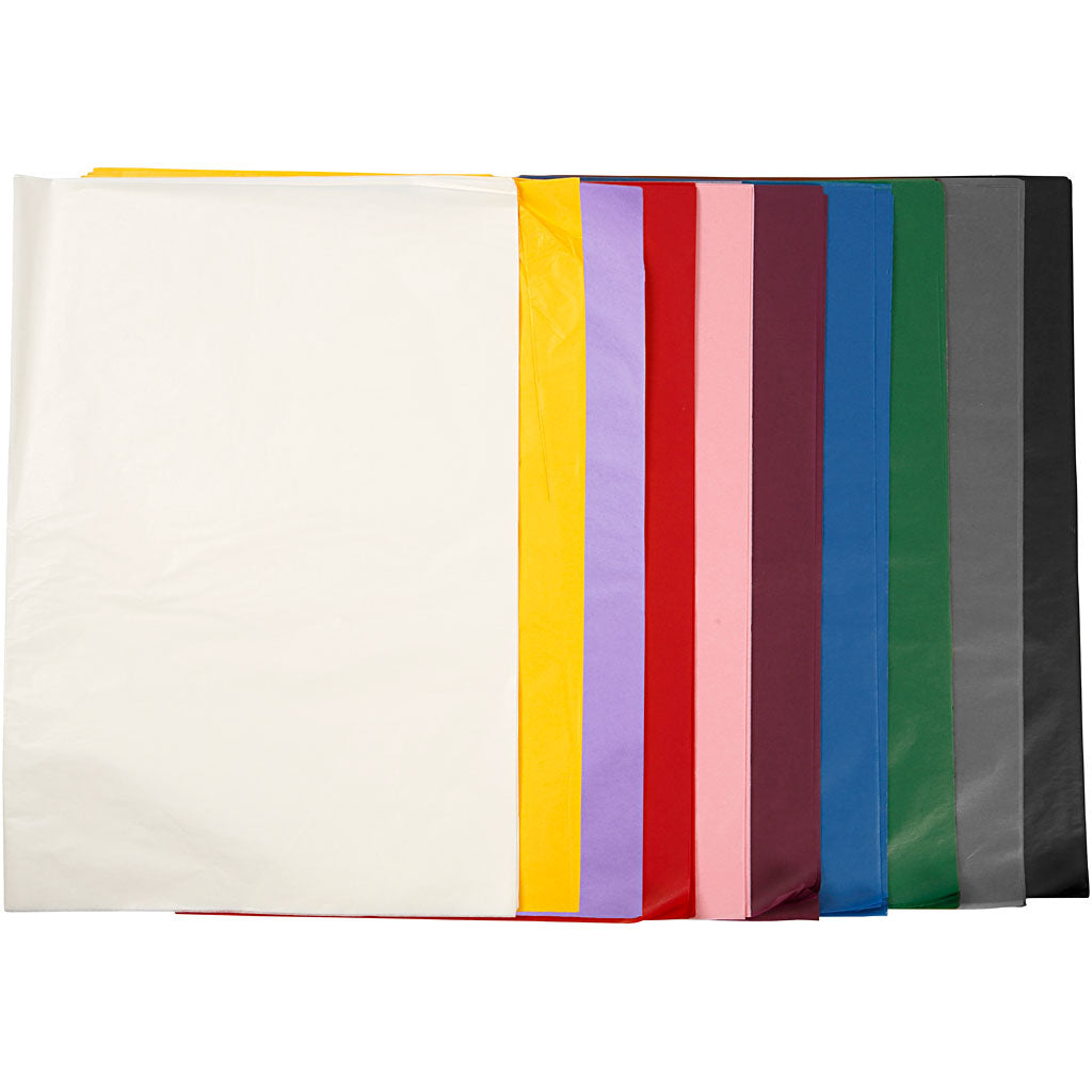 Kreativfirma TissuePapier, Blatt 50x70 cm, 17 Gr, 10x25 Blatt 1 Box