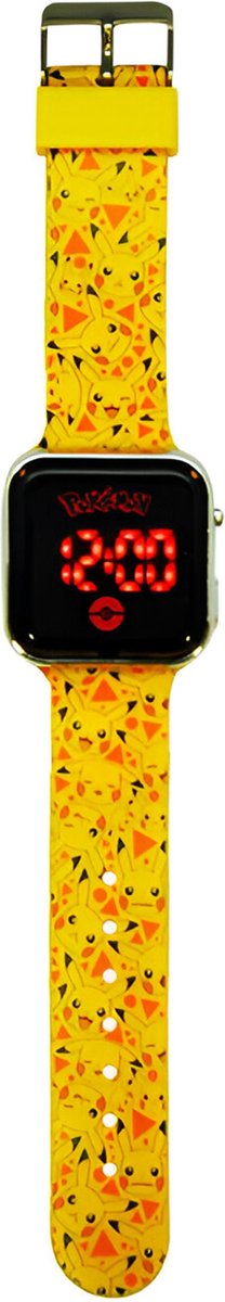 Disney Pokémon – LED-Uhr – Pikachu – Gelb – Kinder