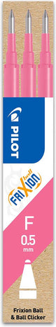 Pilot-Set mit 3 Stück – Mine Frixion Ball 0,5 – Pink – feine Spitze