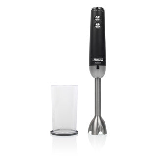 Prinzessin Handmixer schwarzer Edelstahl