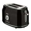 Bourgini Toaster Retro Toaster Schwarz