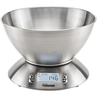 Tristar Küchenwaage 5kg 2l mit Schüssel