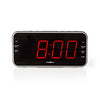 Nedis digitaler Radiowecker | LED-Bildschirm | 1x 3,5-mm-Audioeingang | schwarz | 1 Stück - clar004bk clar004bk