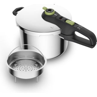 Tefal Tefal P25807 Secure 5 trendige Schnellkochtopf 6 Liter mit Dampfkorb