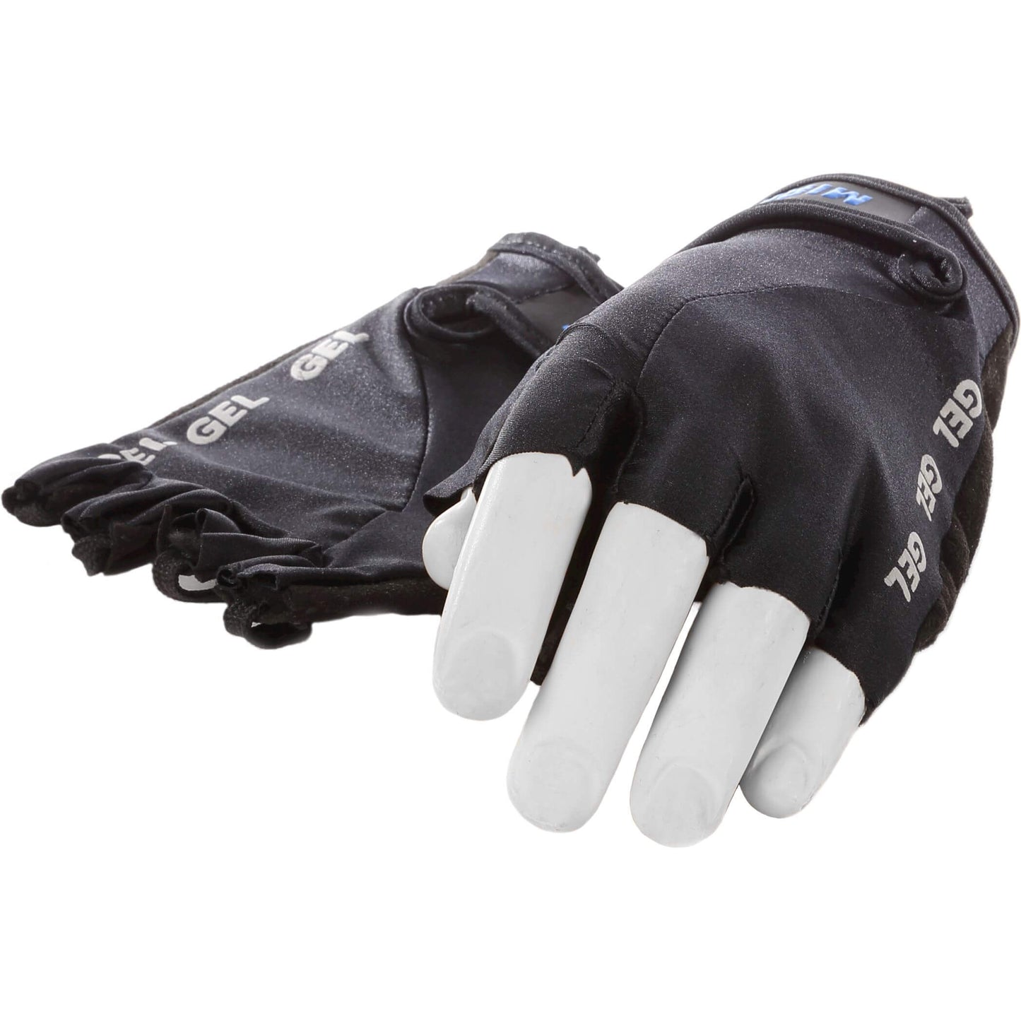 Mirage Handschuh Lycra + Gel, Größe XL, Schwarz Schwarz