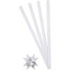 Creativ Company Flechtstreifen, L: 45 cm, B: 10 mm, T 4,5 cm, weiß, 100 Streifen 1 Box