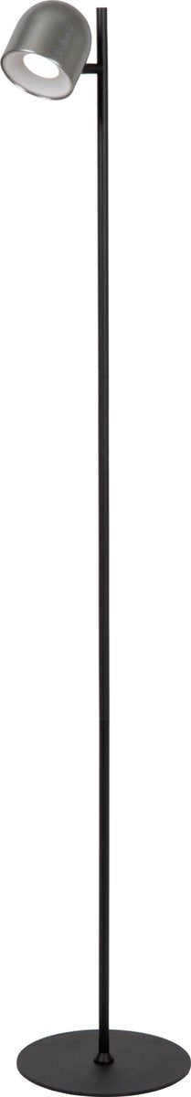 Lucide skanska gerade - wiederaufladbare Stehleuchte für drinnen und draußen - wiederaufladbarer Akku - ø 23 cm - LED dimmbar - CCT - 1x3W 3000K 6000K - IP44 - Grauguss