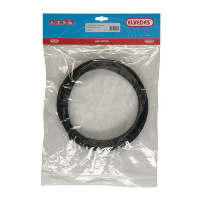 Bremsaußenzug Elvedes ohne Belag ø5mm 10 Meter - schwarz (Spule)