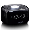 Lenco FM -Uhrradio mit Nachtlampe