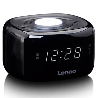 Lenco FM -Uhrradio mit Nachtlampe
