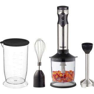 Tomado Handmixer Set Edelstahl Black 1000W