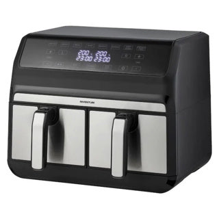 Inventum Hot Air Fryer GF800HLD Doppel 2x 4L Schwarz 1700W