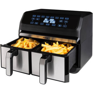 Inventum Hot Air Fryer GF800HLD Doppel 2x 4L Schwarz 1700W