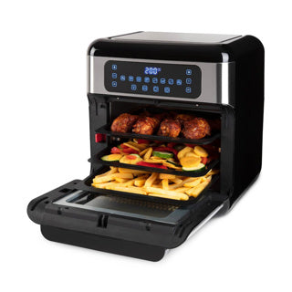 Inventum Inventum GF1200HLD Mini Ofen 12l 1500W Schwarzer Edelstahl