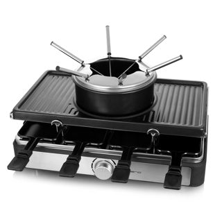 Emerio Emerio RG-124930 und Fondue Set Black Edelstahl