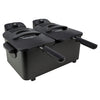 Inventum Fryer Double 2x2,5 Liter schwarz 1800 Watt