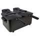 Inventum Fryer Double 2x2,5 Liter schwarz 1800 Watt