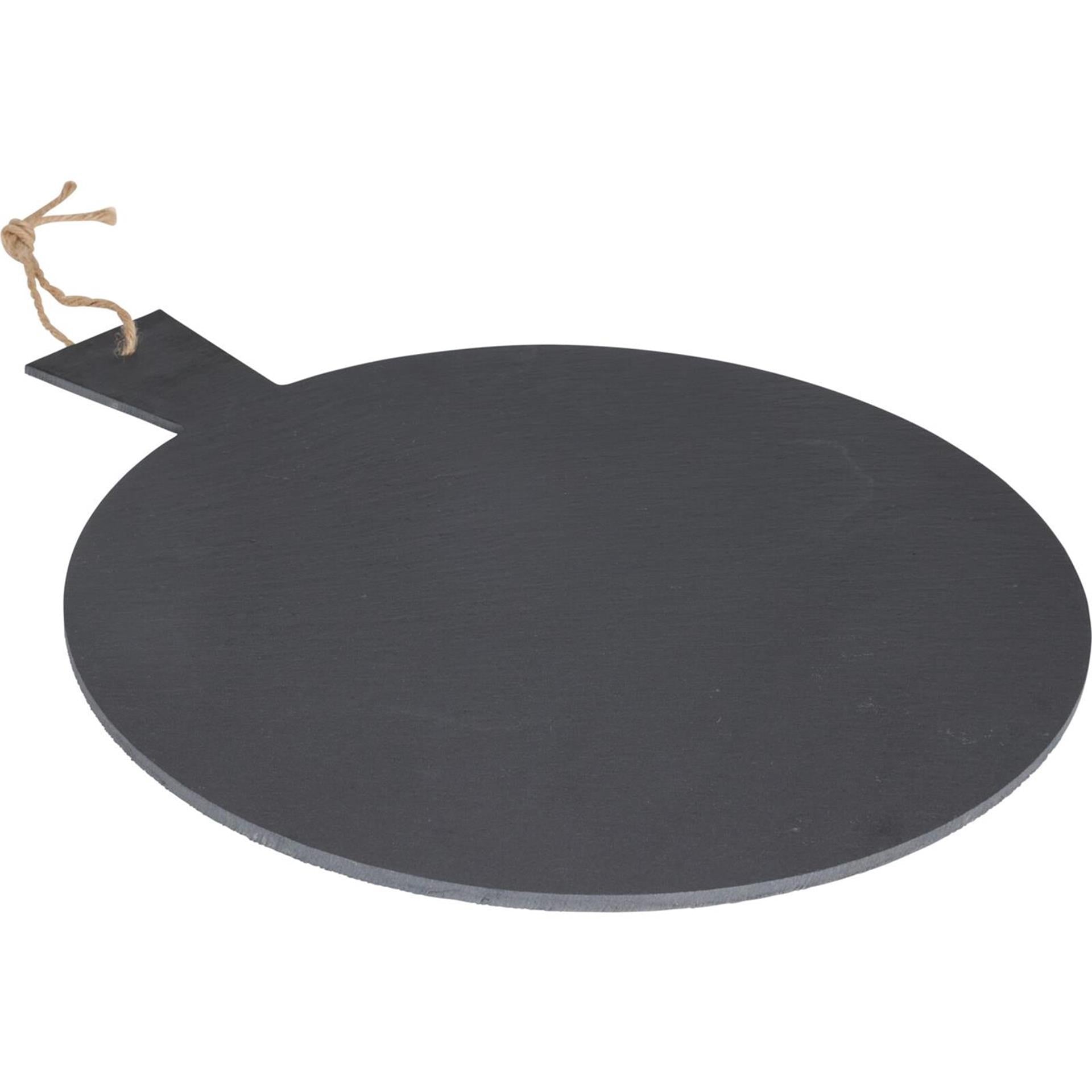 Ausgezeichnetes Haushaltswaren-Serviertablett aus Schiefer, ø35 cm