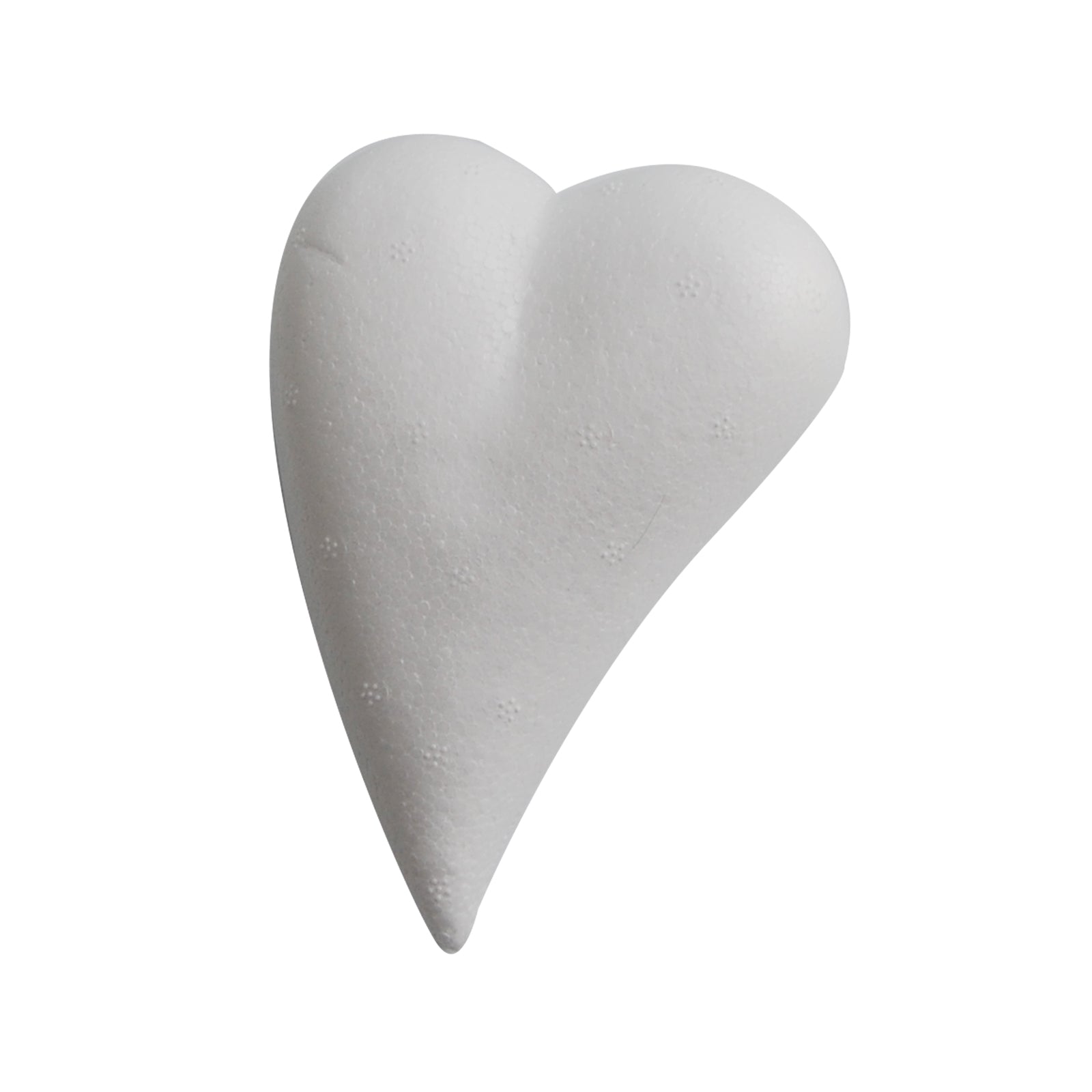 Vaessen creative • Styropor-Herz in Tropfenform, halb 30 cm