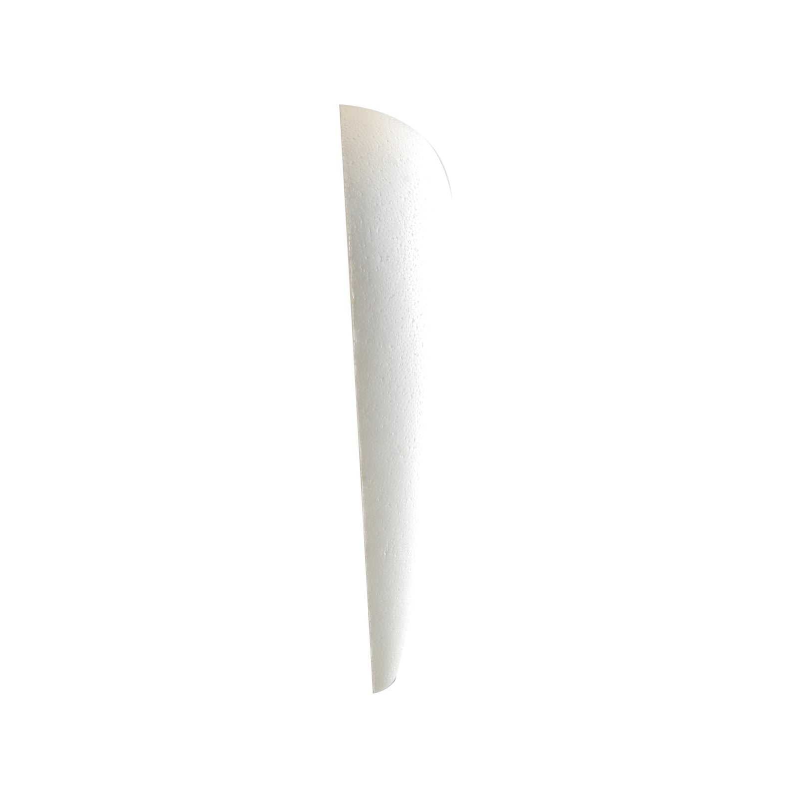 Vaessen creative • Styropor-Herz in Tropfenform, halb 30 cm