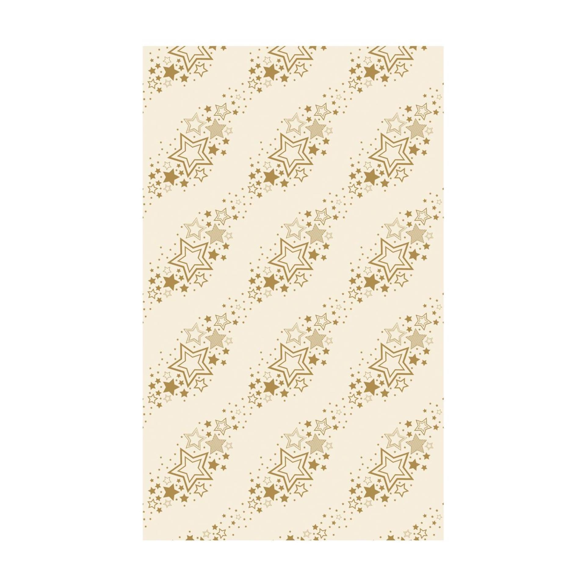 Duni Tischdecke Weihnachtsstern creme 220cm