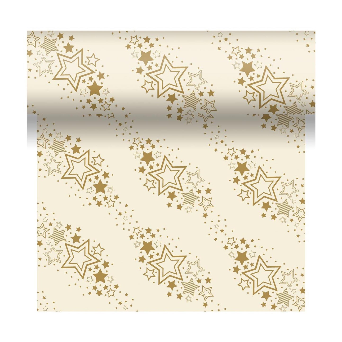 Duni 3-in1 Weihnachtsstern Creme 40x480cm