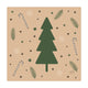 Duni Servietten Natur Weihnachten 33x33cm