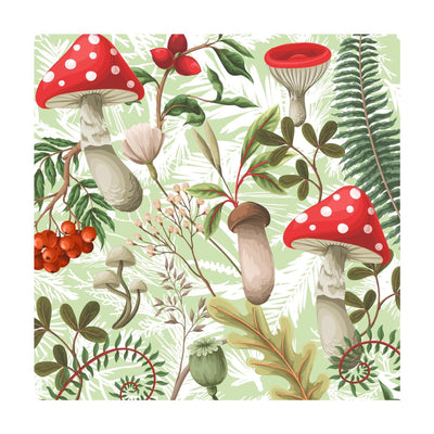 Duni Servietten Waldpilze 33x33cm