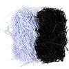 Creativ Company Knisterpapier, L: 25-30 cm, B: 3 mm, schwarz, weiß, 2x50 g 1 Box