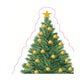 Duni Silhouetten Servietten Baum Charm 33