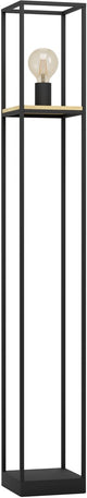 Eglo Libertad Stehleuchte – E27 – 128,5 cm – Schwarzbraun