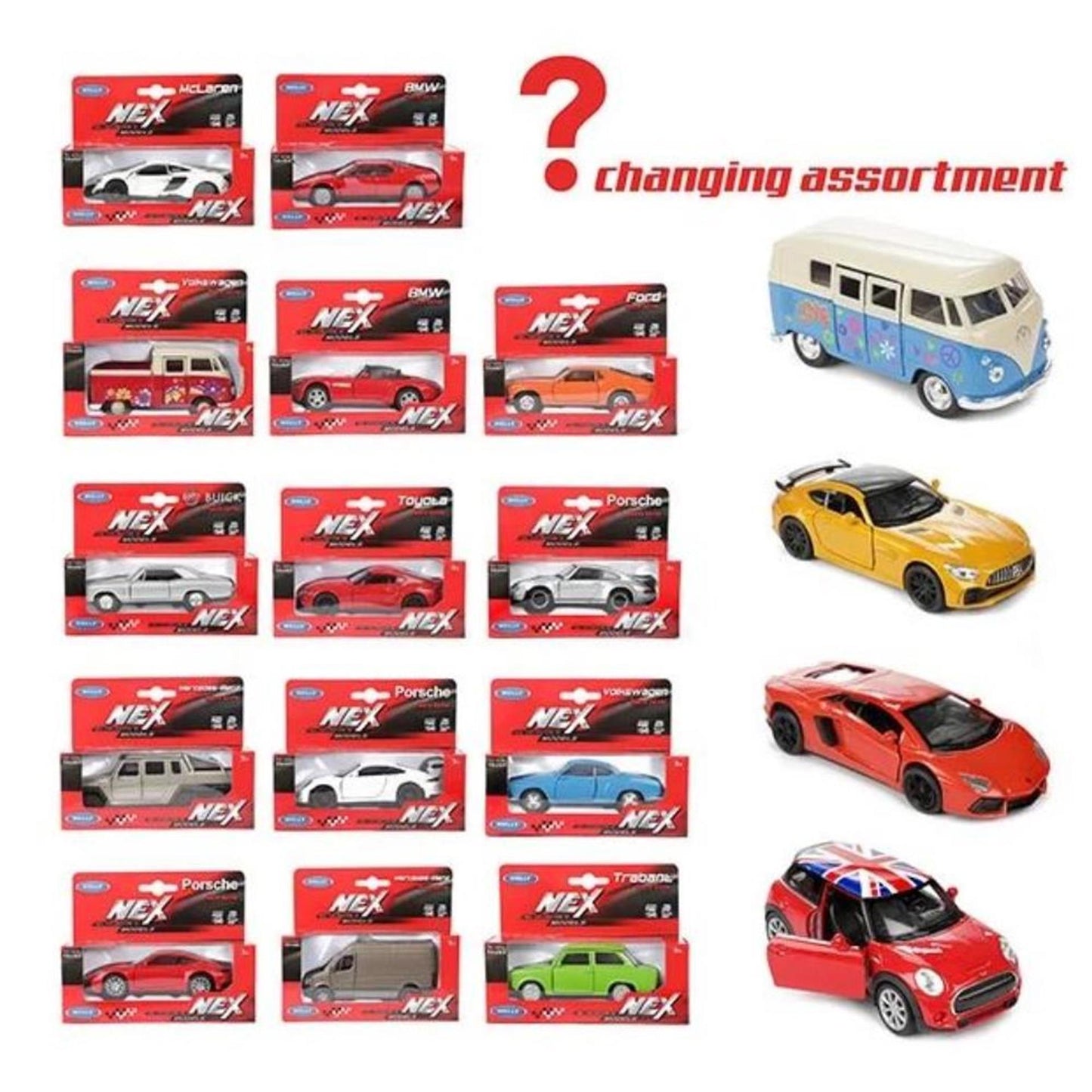 Toi-toys Gummistiefelauto in Fensterbox sortiert