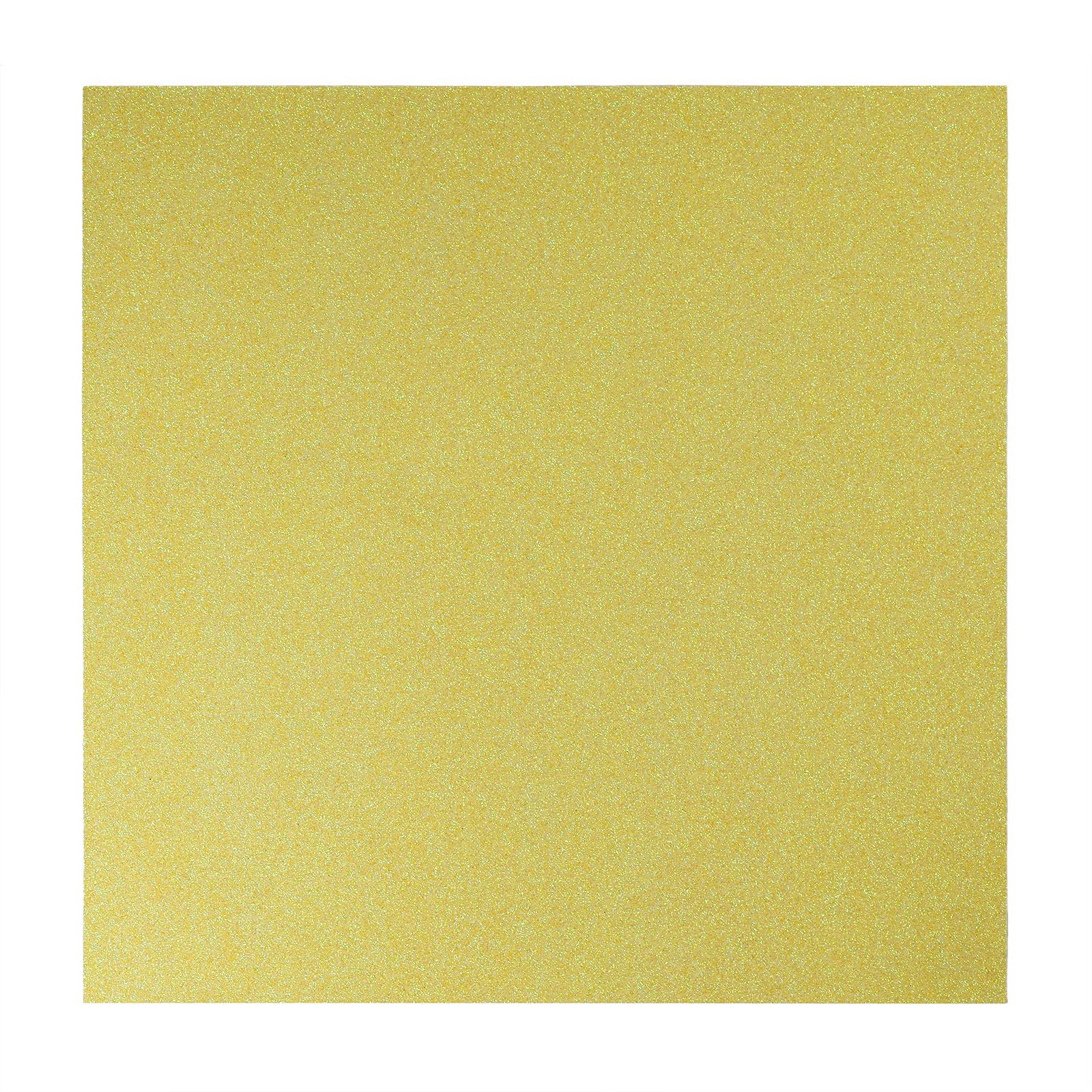 Florence • selbstklebendes Glitzerpapier 270g 30,5cm gelb 1x