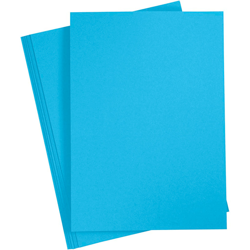 Creativ Company Colored Pappe Clear Blue A4, 20 Blätter