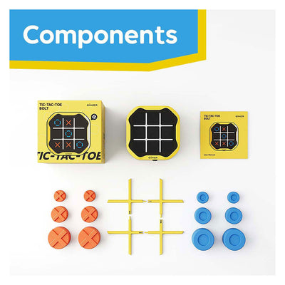 Giiker Tic-Tac-Toe Bolt Game-gelb