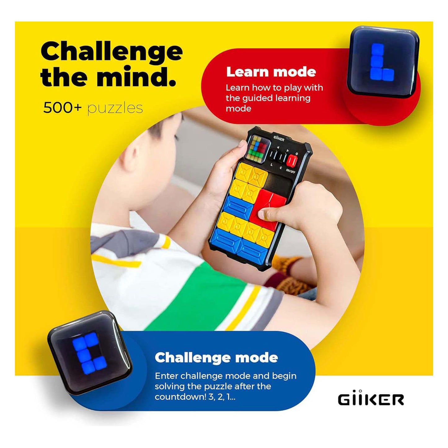 Giiker Super Slide Puzzle Game - Schwarz