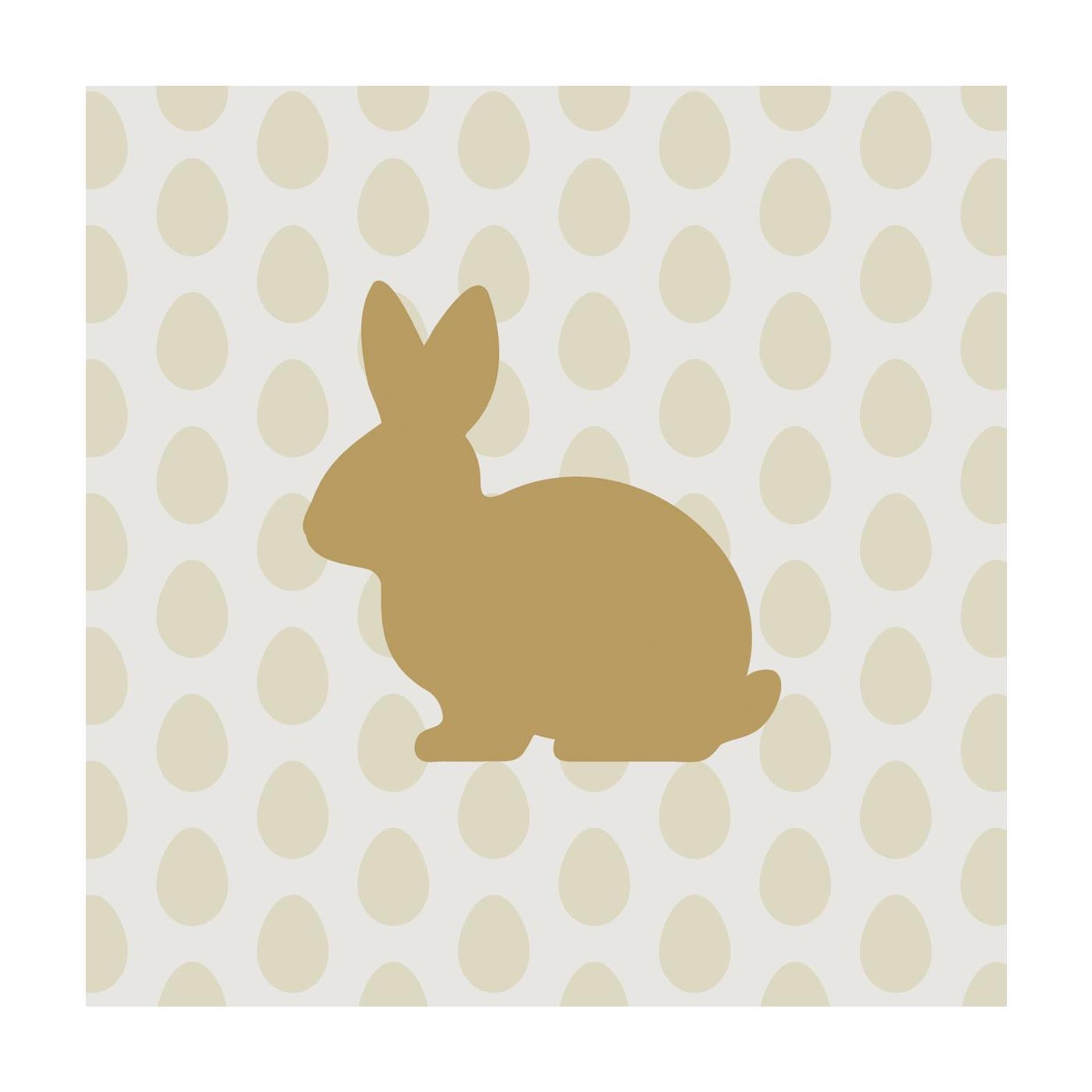 Duni Servietten goldener Hase 33cm