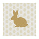 Duni Servietten goldener Hase 33cm
