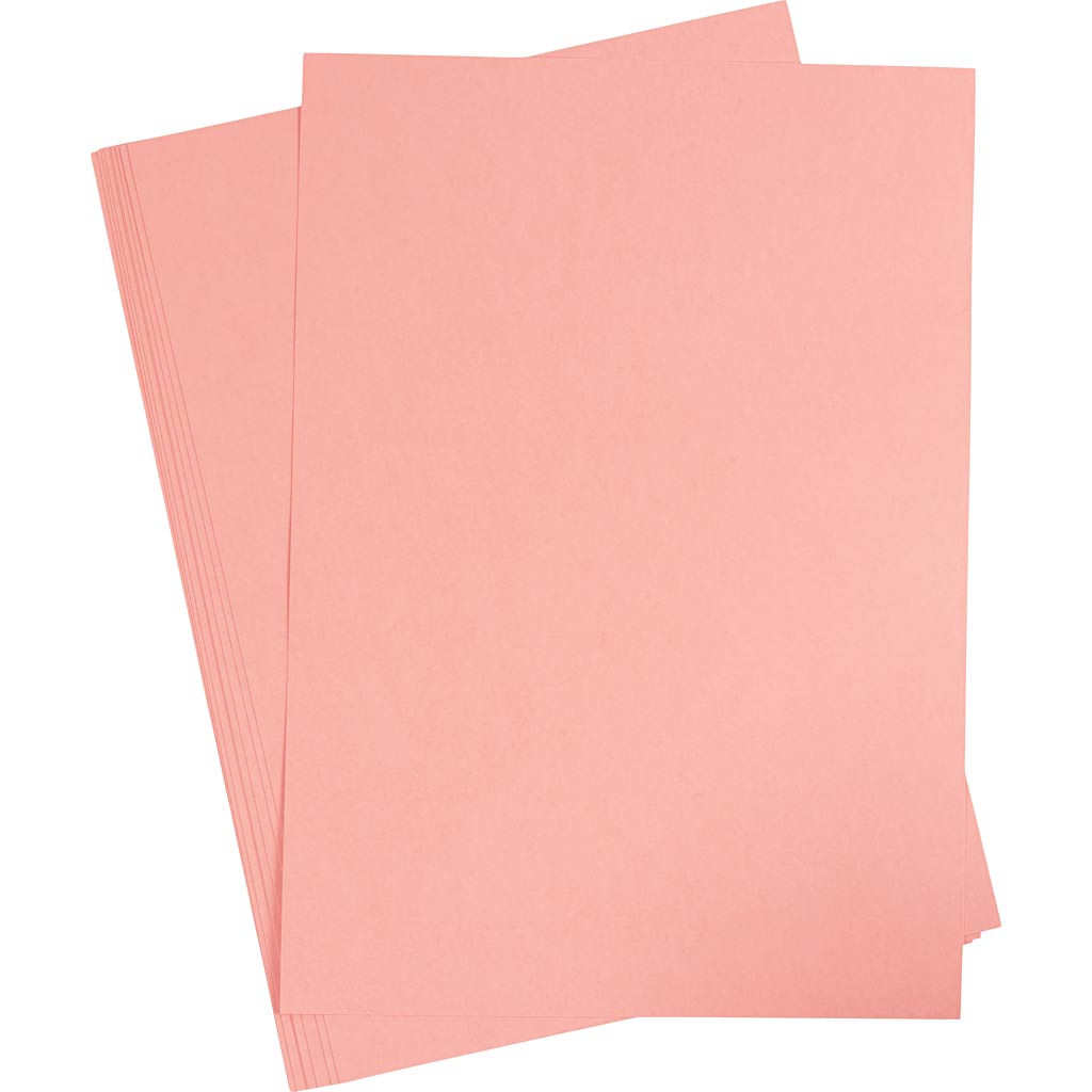 Creativ Firmenkarton, A4, Blatt 210x297 mm, 210 g, dunkelrosa, 10 Blatt 1 Karton