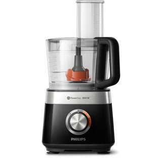 Philips HR7530 10 Viva -Kollektion kompaktes Küchenmaschine Schwarz Edelstahl