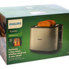 Philips Toaster HD2650 90 Viva Edelstahl schwarz