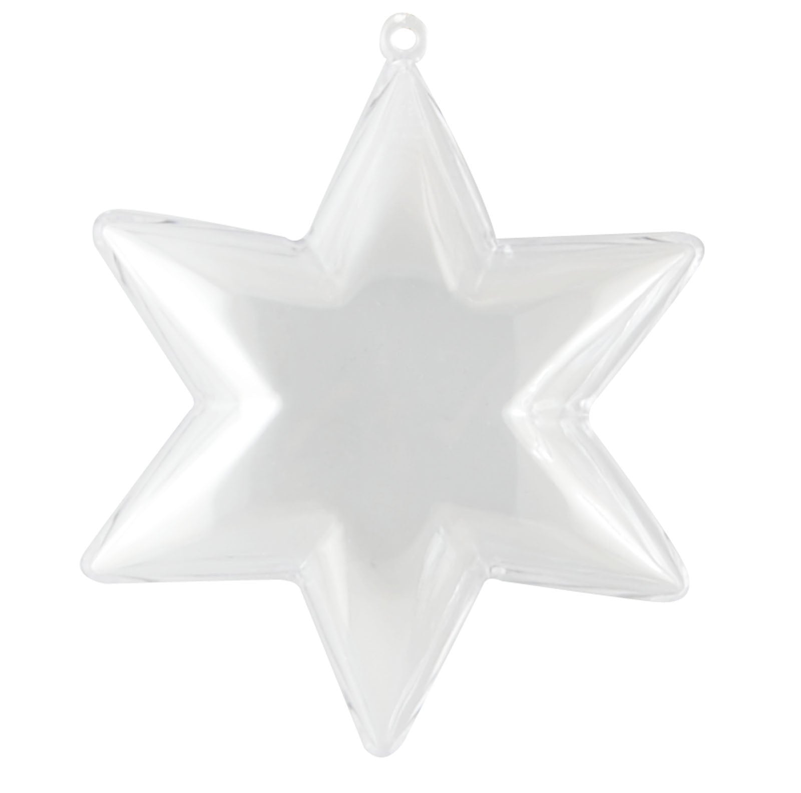 Vaessen creative • Kunststoffstern 2-teilig 10cm 250Stk